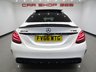 USED 2017 66 MERCEDES-BENZ C-CLASS C63 4.0 V8 BITURBO (510 PS) AMG S (PREMIUM) SpdS MCT ( ULEZ - EURO 6 ) (S/S) 4DR + NAV + PAN ROOF + E/M/HEATED 2 TONE RED / BLACK LEATHER PERFORMANCE SEATS + DESIGNO DIAMOND WHITE PAINTWORK + CARBON INTERIOR + HEAD UP + KEYLESS PANROOF+PERFORMANCE EXHAUST / SEATS+NAV+HEAD UP+CAM