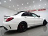 USED 2017 66 MERCEDES-BENZ C-CLASS C63 4.0 V8 BITURBO (510 PS) AMG S (PREMIUM) SpdS MCT ( ULEZ - EURO 6 ) (S/S) 4DR + NAV + PAN ROOF + E/M/HEATED 2 TONE RED / BLACK LEATHER PERFORMANCE SEATS + DESIGNO DIAMOND WHITE PAINTWORK + CARBON INTERIOR + HEAD UP + KEYLESS PANROOF+PERFORMANCE EXHAUST / SEATS+NAV+HEAD UP+CAM