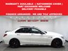 USED 2017 66 MERCEDES-BENZ C-CLASS C63 4.0 V8 BITURBO (510 PS) AMG S (PREMIUM) SpdS MCT ( ULEZ - EURO 6 ) (S/S) 4DR + NAV + PAN ROOF + E/M/HEATED 2 TONE RED / BLACK LEATHER PERFORMANCE SEATS + DESIGNO DIAMOND WHITE PAINTWORK + CARBON INTERIOR + HEAD UP + KEYLESS PANROOF+PERFORMANCE EXHAUST / SEATS+NAV+HEAD UP+CAM