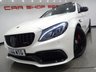 USED 2017 66 MERCEDES-BENZ C-CLASS C63 4.0 V8 BITURBO (510 PS) AMG S (PREMIUM) SpdS MCT ( ULEZ - EURO 6 ) (S/S) 4DR + NAV + PAN ROOF + E/M/HEATED 2 TONE RED / BLACK LEATHER PERFORMANCE SEATS + DESIGNO DIAMOND WHITE PAINTWORK + CARBON INTERIOR + HEAD UP + KEYLESS PANROOF+PERFORMANCE EXHAUST / SEATS+NAV+HEAD UP+CAM
