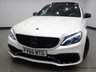 USED 2017 66 MERCEDES-BENZ C-CLASS C63 4.0 V8 BITURBO (510 PS) AMG S (PREMIUM) SpdS MCT ( ULEZ - EURO 6 ) (S/S) 4DR + NAV + PAN ROOF + E/M/HEATED 2 TONE RED / BLACK LEATHER PERFORMANCE SEATS + DESIGNO DIAMOND WHITE PAINTWORK + CARBON INTERIOR + HEAD UP + KEYLESS PANROOF+PERFORMANCE EXHAUST / SEATS+NAV+HEAD UP+CAM