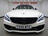 USED 2017 66 MERCEDES-BENZ C-CLASS C63 4.0 V8 BITURBO (510 PS) AMG S (PREMIUM) SpdS MCT ( ULEZ - EURO 6 ) (S/S) 4DR + NAV + PAN ROOF + E/M/HEATED 2 TONE RED / BLACK LEATHER PERFORMANCE SEATS + DESIGNO DIAMOND WHITE PAINTWORK + CARBON INTERIOR + HEAD UP + KEYLESS PANROOF+PERFORMANCE EXHAUST / SEATS+NAV+HEAD UP+CAM