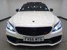 USED 2017 66 MERCEDES-BENZ C-CLASS C63 4.0 V8 BITURBO (510 PS) AMG S (PREMIUM) SpdS MCT ( ULEZ - EURO 6 ) (S/S) 4DR + NAV + PAN ROOF + E/M/HEATED 2 TONE RED / BLACK LEATHER PERFORMANCE SEATS + DESIGNO DIAMOND WHITE PAINTWORK + CARBON INTERIOR + HEAD UP + KEYLESS PANROOF+PERFORMANCE EXHAUST / SEATS+NAV+HEAD UP+CAM