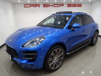 USED 2017 17 PORSCHE MACAN 3.6T (440 PS) TURBO PERFORMANCE PDK 4WD ( EURO 6 ) (S/S) 5DR + �&pound;24K EXTRAS + NAV + PAN ROOF + BURMESTER + E/M/HEATED 18 WAY ADAPTIVE LEATHERS + BLINDS + CARBON + CRUISE + M/MEDIA + PDLS PLUS LIGHTS + R/CAMERA + F-R PARK + PRIVACY + SPORTS EXHAUST + AIR SUSPENSION + 21 S + E/BOOT PANROOF+21 S+PDLS PLUS+R/CAM+LEATHER+CARBON+BURMESTER