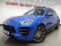 USED 2017 17 PORSCHE MACAN 3.6T (440 PS) TURBO PERFORMANCE PDK 4WD ( EURO 6 ) (S/S) 5DR + �&pound;24K EXTRAS + NAV + PAN ROOF + BURMESTER + E/M/HEATED 18 WAY ADAPTIVE LEATHERS + BLINDS + CARBON + CRUISE + M/MEDIA + PDLS PLUS LIGHTS + R/CAMERA + F-R PARK + PRIVACY + SPORTS EXHAUST + AIR SUSPENSION + 21 S + E/BOOT PANROOF+21 S+PDLS PLUS+R/CAM+LEATHER+CARBON+BURMESTER