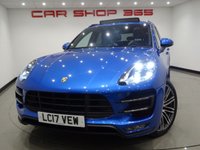 USED 2017 17 PORSCHE MACAN 3.6T (440 PS) TURBO PERFORMANCE PDK 4WD ( EURO 6 ) (S/S) 5DR + �&pound;24K EXTRAS + NAV + PAN ROOF + BURMESTER + E/M/HEATED 18 WAY ADAPTIVE LEATHERS + BLINDS + CARBON + CRUISE + M/MEDIA + PDLS PLUS LIGHTS + R/CAMERA + F-R PARK + PRIVACY + SPORTS EXHAUST + AIR SUSPENSION + 21 S + E/BOOT PANROOF+21 S+PDLS PLUS+R/CAM+LEATHER+CARBON+BURMESTER