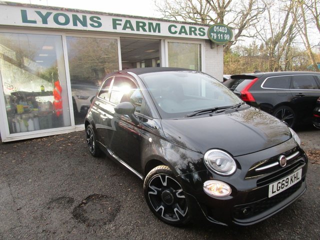 2019 69 Fiat 500c 1.2 CONVERTIBLE ROCKSTAR DUALOGIC 2d 69 BHP AUTOMATIC