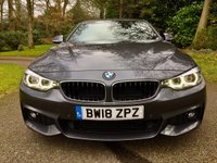USED 2018 18 BMW 4 SERIES 2.0 420I M SPORT 2d AUTO 181 BHP ONLY 37,700 MILES//HEATED BLACK LEATHER//FULL SPLIT/FOLD REAR SEATS//FRONT AND REAR PARK SENSORS//X4 NEW TYRES + FULL SERVICE RECENTLY DONE  181 BHP ONLY 37,700 MILES//HEATED BLACK LEATHER//FULL SPLIT/FOLD REAR SEATS//FRONT AND REAR PARK SENSORS//X4 NEW TYRES + FULL SERVICE JUST DONE