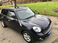USED 2014 64 MINI COUNTRYMAN 1.6 ONE 5d 98 BHP Low Mileage And Full Service History Countryman With A Huge Specification !