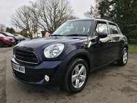 USED 2014 64 MINI COUNTRYMAN 1.6 ONE 5d 98 BHP Low Mileage And Full Service History Countryman With A Huge Specification !