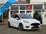 USED 2020 69 FORD FIESTA 1.0 ST-LINE EDITION 5d 94 BHP Finished in Frozen White with contrasting GREY Sports Cloth interior trim. This Fiesta is a small family 5 door car that you can really enjoy driving. Economical and cheap to run, stylish to look at and some great features. Specification includes, Sat Nav, B/Tooth, DAB Radio, Rear Park Sensors, Cruise control, Alloys, Air Con and much more, makes this a must for the first time driver or small family. Dealer Serviced at 53 miles and at 20498 miles.