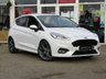 USED 2020 69 FORD FIESTA 1.0 ST-LINE EDITION 5d 94 BHP Finished in Frozen White with contrasting GREY Sports Cloth interior trim. This Fiesta is a small family 5 door car that you can really enjoy driving. Economical and cheap to run, stylish to look at and some great features. Specification includes, Sat Nav, B/Tooth, DAB Radio, Rear Park Sensors, Cruise control, Alloys, Air Con and much more, makes this a must for the first time driver or small family. Dealer Serviced at 53 miles and at 20498 miles.