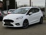 USED 2020 69 FORD FIESTA 1.0 ST-LINE EDITION 5d 94 BHP Finished in Frozen White with contrasting GREY Sports Cloth interior trim. This Fiesta is a small family 5 door car that you can really enjoy driving. Economical and cheap to run, stylish to look at and some great features. Specification includes, Sat Nav, B/Tooth, DAB Radio, Rear Park Sensors, Cruise control, Alloys, Air Con and much more, makes this a must for the first time driver or small family. Dealer Serviced at 53 miles and at 20498 miles.