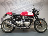 USED 2017 17 TRIUMPH Thruxton 1200 1200cc WITH CUSTOM PAINT WORK