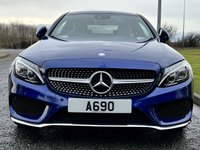 USED 2016 16 MERCEDES-BENZ C CLASS 2.1 C 220 D AMG LINE 2d 168 BHP Full Leather Sat Nav Camera