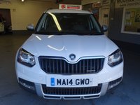 USED 2014 14 SKODA YETI OUTDOOR 1.6 ELEGANCE GREENLINE II TDI CR 5d 103 BHP LEATHER........&pound;30 ROAD TAX