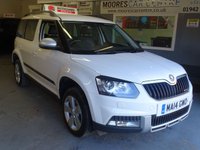 USED 2014 14 SKODA YETI OUTDOOR 1.6 ELEGANCE GREENLINE II TDI CR 5d 103 BHP LEATHER........&pound;30 ROAD TAX