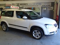 USED 2014 14 SKODA YETI OUTDOOR 1.6 ELEGANCE GREENLINE II TDI CR 5d 103 BHP LEATHER........&pound;30 ROAD TAX