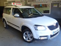 USED 2014 14 SKODA YETI OUTDOOR 1.6 ELEGANCE GREENLINE II TDI CR 5d 103 BHP LEATHER........&pound;30 ROAD TAX