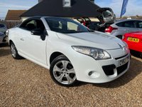 USED 2012 62 RENAULT MEGANE 1.6 PETROL DYNAMIQUE TOMTOM VVT CONVERTIBLE Superb low Mileage Convertible