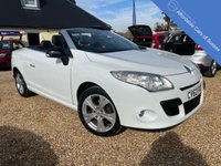 USED 2012 62 RENAULT MEGANE 1.6 PETROL DYNAMIQUE TOMTOM VVT CONVERTIBLE Superb low Mileage Convertible