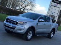 USED 2016 16 FORD RANGER 2.2 LIMITED 4X4 DCB TDCI 4d 158 BHP PARKING SENSORS + VERY LOW MILES