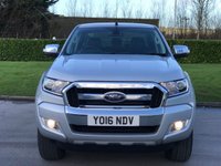 USED 2016 16 FORD RANGER 2.2 LIMITED 4X4 DCB TDCI 4d 158 BHP PARKING SENSORS + VERY LOW MILES