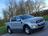 USED 2016 16 FORD RANGER 2.2 LIMITED 4X4 DCB TDCI 4d 158 BHP PARKING SENSORS + VERY LOW MILES