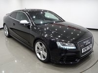 USED 2012 61 AUDI RS5 4.2 V8 FSI (444 BHP) RS5 S TRONIC QUATTRO 2DR + NAV + E/MEMORY/HEATED LEATHERS + CARBON INLAYS + DRIVE SELECT + CRUISE + MULTIMEDIA + R/CAMERA + F-R PARK ASSIST + XENON / LED + PRIVACY + 19