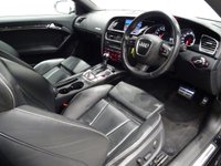 USED 2012 61 AUDI RS5 4.2 V8 FSI (444 BHP) RS5 S TRONIC QUATTRO 2DR + NAV + E/MEMORY/HEATED LEATHERS + CARBON INLAYS + DRIVE SELECT + CRUISE + MULTIMEDIA + R/CAMERA + F-R PARK ASSIST + XENON / LED + PRIVACY + 19
