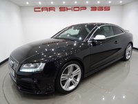 USED 2012 61 AUDI RS5 4.2 V8 FSI (444 BHP) RS5 S TRONIC QUATTRO 2DR + NAV + E/MEMORY/HEATED LEATHERS + CARBON INLAYS + DRIVE SELECT + CRUISE + MULTIMEDIA + R/CAMERA + F-R PARK ASSIST + XENON / LED + PRIVACY + 19