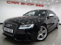 USED 2012 61 AUDI RS5 4.2 V8 FSI (444 BHP) RS5 S TRONIC QUATTRO 2DR + NAV + E/MEMORY/HEATED LEATHERS + CARBON INLAYS + DRIVE SELECT + CRUISE + MULTIMEDIA + R/CAMERA + F-R PARK ASSIST + XENON / LED + PRIVACY + 19