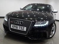 USED 2012 61 AUDI RS5 4.2 V8 FSI (444 BHP) RS5 S TRONIC QUATTRO 2DR + NAV + E/MEMORY/HEATED LEATHERS + CARBON INLAYS + DRIVE SELECT + CRUISE + MULTIMEDIA + R/CAMERA + F-R PARK ASSIST + XENON / LED + PRIVACY + 19