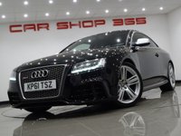 USED 2012 61 AUDI RS5 4.2 V8 FSI (444 BHP) RS5 S TRONIC QUATTRO 2DR + NAV + E/MEMORY/HEATED LEATHERS + CARBON INLAYS + DRIVE SELECT + CRUISE + MULTIMEDIA + R/CAMERA + F-R PARK ASSIST + XENON / LED + PRIVACY + 19