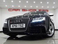 USED 2012 61 AUDI RS5 4.2 V8 FSI (444 BHP) RS5 S TRONIC QUATTRO 2DR + NAV + E/MEMORY/HEATED LEATHERS + CARBON INLAYS + DRIVE SELECT + CRUISE + MULTIMEDIA + R/CAMERA + F-R PARK ASSIST + XENON / LED + PRIVACY + 19
