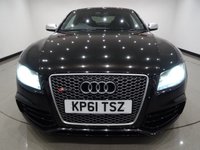 USED 2012 61 AUDI RS5 4.2 V8 FSI (444 BHP) RS5 S TRONIC QUATTRO 2DR + NAV + E/MEMORY/HEATED LEATHERS + CARBON INLAYS + DRIVE SELECT + CRUISE + MULTIMEDIA + R/CAMERA + F-R PARK ASSIST + XENON / LED + PRIVACY + 19