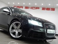 USED 2012 61 AUDI RS5 4.2 V8 FSI (444 BHP) RS5 S TRONIC QUATTRO 2DR + NAV + E/MEMORY/HEATED LEATHERS + CARBON INLAYS + DRIVE SELECT + CRUISE + MULTIMEDIA + R/CAMERA + F-R PARK ASSIST + XENON / LED + PRIVACY + 19