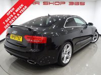 USED 2012 61 AUDI RS5 4.2 V8 FSI (444 BHP) RS5 S TRONIC QUATTRO 2DR + NAV + E/MEMORY/HEATED LEATHERS + CARBON INLAYS + DRIVE SELECT + CRUISE + MULTIMEDIA + R/CAMERA + F-R PARK ASSIST + XENON / LED + PRIVACY + 19