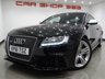 USED 2012 61 AUDI RS5 4.2 V8 FSI (444 BHP) RS5 S TRONIC QUATTRO 2DR + NAV + E/MEMORY/HEATED LEATHERS + CARBON INLAYS + DRIVE SELECT + CRUISE + MULTIMEDIA + R/CAMERA + F-R PARK ASSIST + XENON / LED + PRIVACY + 19