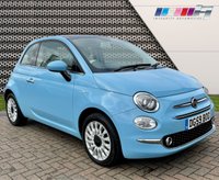 USED 2017 59 FIAT 500 1.2 LOUNGE 3d 69 BHP STUNNING BRIGHT BLUE PAINTWORK!!!!!