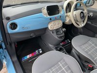 USED 2017 59 FIAT 500 1.2 LOUNGE 3d 69 BHP STUNNING BRIGHT BLUE PAINTWORK!!!!!