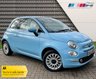 USED 2017 59 FIAT 500 1.2 LOUNGE 3d 69 BHP STUNNING BRIGHT BLUE PAINTWORK!!!!!
