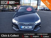 USED 2017 17 AUDI A4 2.0 TDI S LINE 4d 188 BHP FULLY SERVICED+1 YEAR MOT+BREAKDOWN COVER