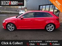 USED 2014 64 AUDI A3 2.0 TDI S LINE 5d 148 BHP FULL AUDI SERVICE HISTORY + 1 YEAR MOT AND BREAKDOWN COVER