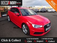 USED 2014 64 AUDI A3 2.0 TDI S LINE 5d 148 BHP FULL AUDI SERVICE HISTORY + 1 YEAR MOT AND BREAKDOWN COVER