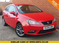 USED 2014 64 SEAT IBIZA 1.2 TSI I-TECH 3d 104 BHP GREAT SPEC - LOW MILES - SAT NAV - HALF LEATHER - SPORT LOOKS INSIDE & OUT WITH LOW INSURANCE