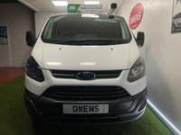 USED 2017 67 FORD TRANSIT CUSTOM 2.0 290 LR P/V 104 BHP **FREE 15 MONTH AU WARRANTY**