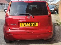 USED 2012 62 NISSAN NOTE 1.6 N-TEC PLUS 5d 110 BHP 