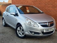 USED 2010 10 VAUXHALL CORSA 1.0 ENERGY ECOFLEX 3d 64 BHP &pound;30 ROAD TAX - LOW INSURANCE - FULL HISTORY - LOW MILES