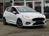 USED 2018 67 FORD FIESTA 1.0 ST-LINE 5d 138 BHP Finished in Frozen White with contrasting GREY Sports Cloth interior trim. This Fiesta is a small family 5 door car that you can really enjoy driving. Economical and cheap to run, stylish to look at and some great features. Specification includes, Sat Nav, B/Tooth, DAB Radio, Rear Park Sensors, Cruise control, Alloys, Air Con and much more, makes this a must for the first time driver or small family. Dealer Serviced at 11831 miles, 22096 miles, 35053 miles and at 49037 miles on 11/01/2022.